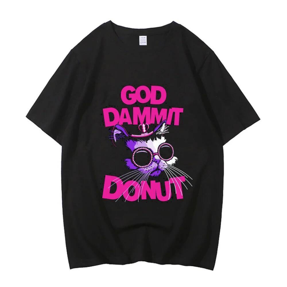 Dungeon Crawler Carl cotton nam Pastel Pop Culture Psychedelic Y2k hip hop áo sơ mi Psychedelic anim