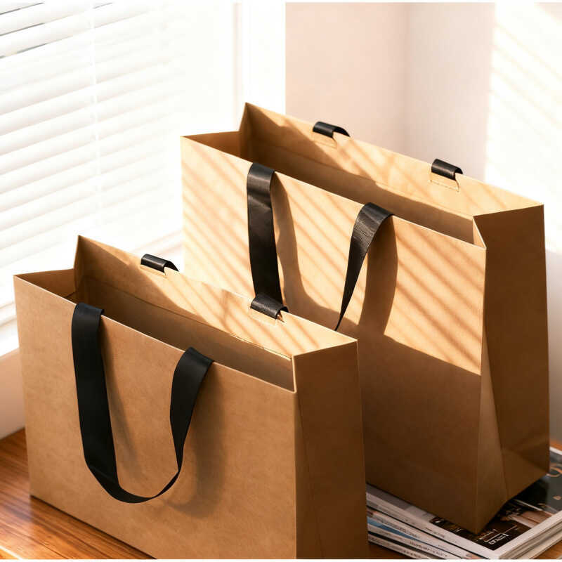 Túi Giấy Di Động Giấy Kraft Túi Giấy Di Động Cảm Giác Cao Cấp Túi Giấy Di Động Túi Quà Tặng Túi Giấy