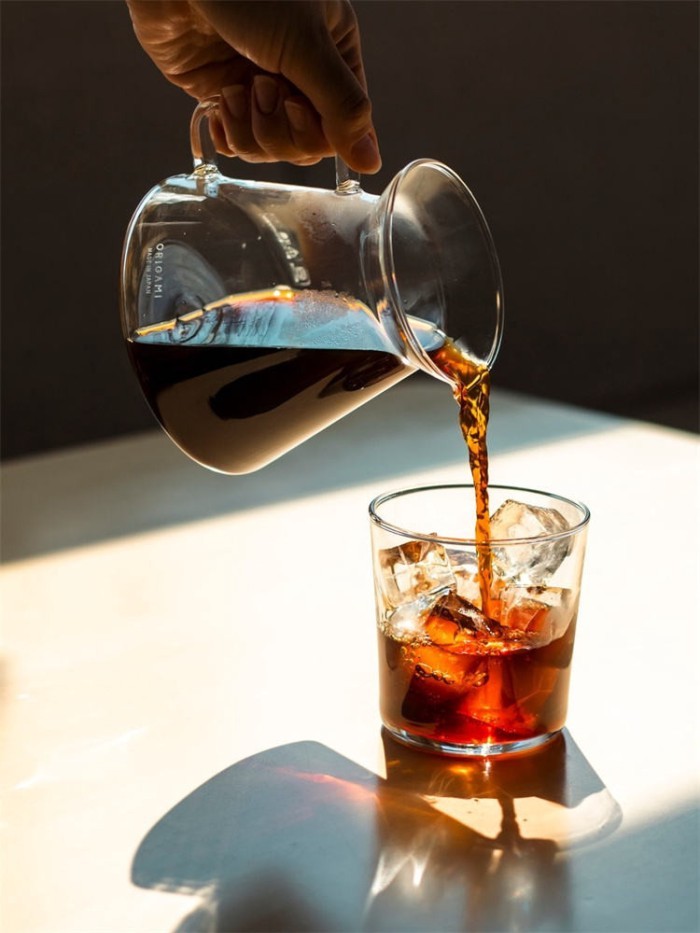 ORIGAMI ORIGAMI Lọc Cốc Chia Sẻ Cà Phê Thủy Tinh Tay Hương Vị Nồi 710ml Dung Tích Lớn Nhật Bản Hario