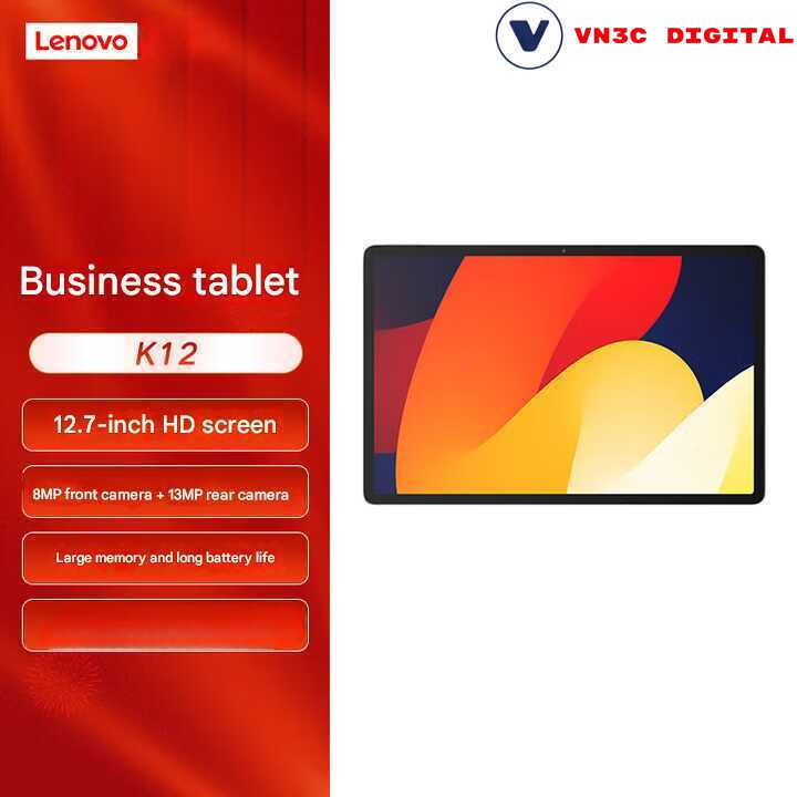 Máy tính bảng Lenovo K12 Wifi 12,7 inch 144Hz MTK Dimensity 8300 Android14 -Rom Quốc Tế - Chính Hãng