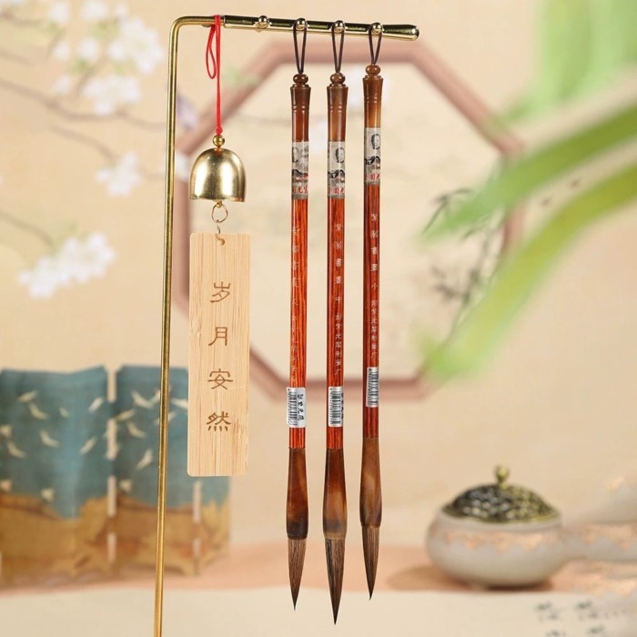Zou Ziguang Pavilion Sable Thư pháp và Tranh Yipin Xám Sable Cursive Thường và Fluffy Ou Kai Yan Thư