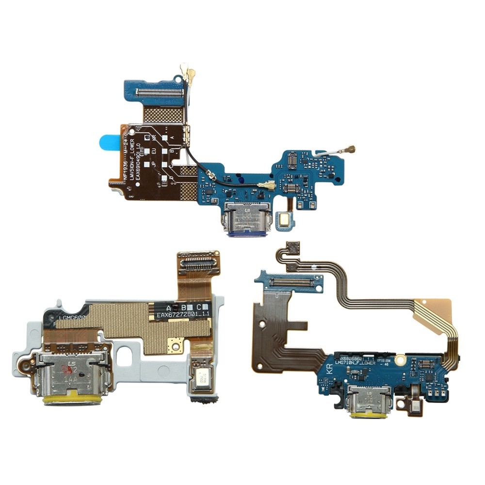 Đầu nối sạc nguồn Cổng cắm Dock Board có Mic Flex Cable cho LG G5 G6 Plus G7 G8 G8X G8S ThinQ