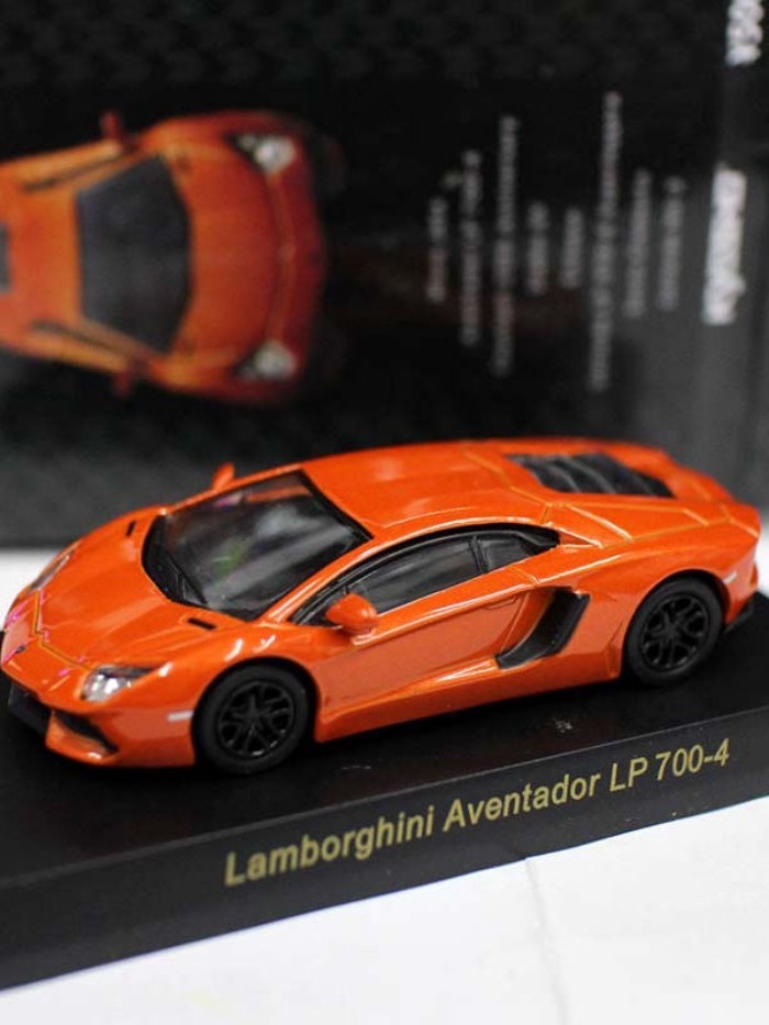Ngoài In Mẫu Xe Ngoại Thương 1 64 Lamborghini LP700-4 Xe Thể Thao Mô Hình Hợp Kim Mô Phỏng Đồ Chơi T