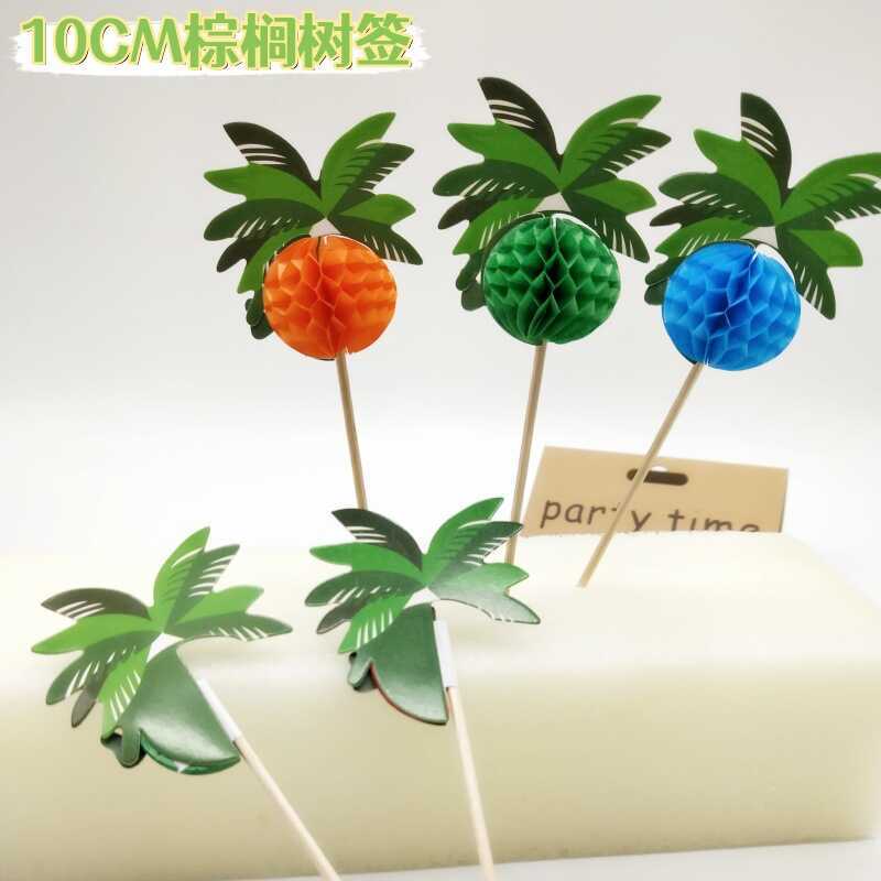 Cây Cọ Dính Cocktail Trang Trí Dính Cây Dừa Dính Dùng Một Lần Hoa Dính Trái Cây Dính Trái Cây Dính Đ