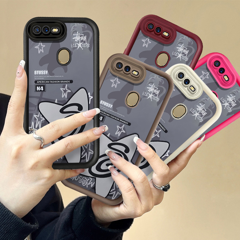Ốp Điện Thoại Griffiti Stars Thương Hiệu Hợp Thời Trang Cho OPPO A16 A16E A36 A55 A57 A76 A77 A58 A7