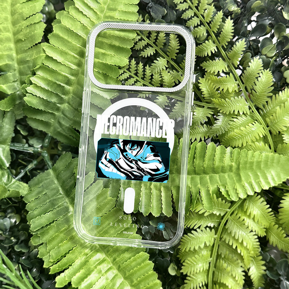 Ốp sạc từ tính không dây Acrylic trong suốt tương phản màu sắc mới Tương thích với IPhone 11 1213 15