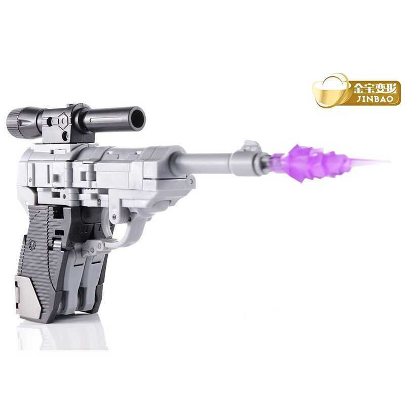 Kingbo Mini Gunbot Màu Gốc Kích Thước Nhỏ G1 Megatron Mô Vũ Khí Biến Hình 8002