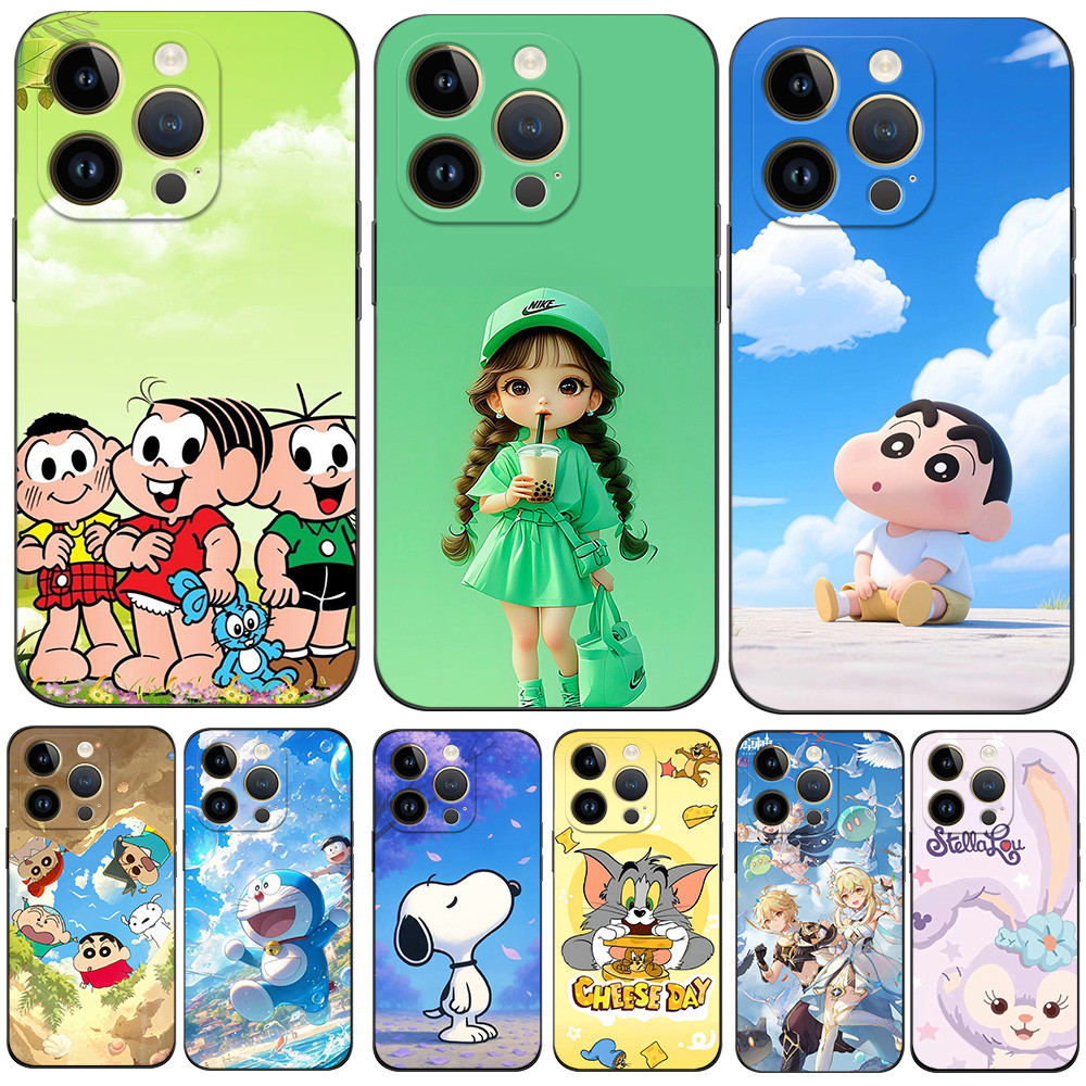 Dành Cho iPhone 16 PLUS Ốp Lưng Cho iPhone 16 Pro Max Điện Thoại Silicon Mềm Bảo Vệ Tpu Ốp Lưng Thần