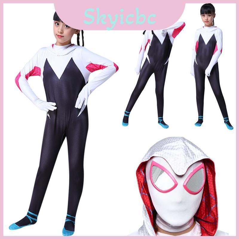 Áo liền quần cosplay Gwen Stacy - Thế giới Người Nhện