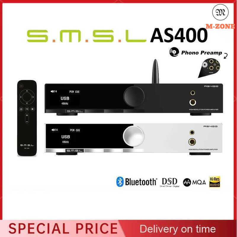 Bộ khuếch đại công suất DAC độ phân giải cao SMSL AS400 dành cho tai nghe - Còn hàng