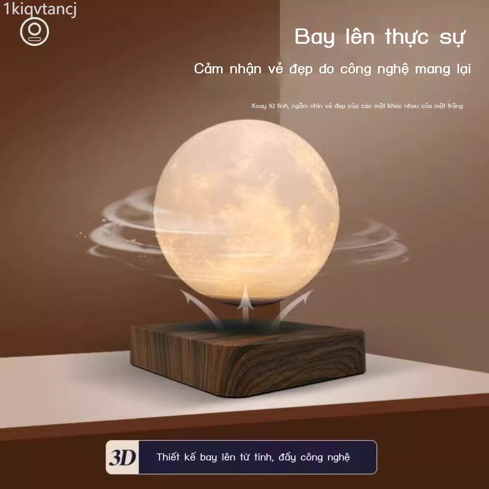 [GIÁ SỐC] Quà tặng giá trị caoĐèn mặt trăng bay lơ lửng từ tính, đèn ngủ không khí, món quà sinh n