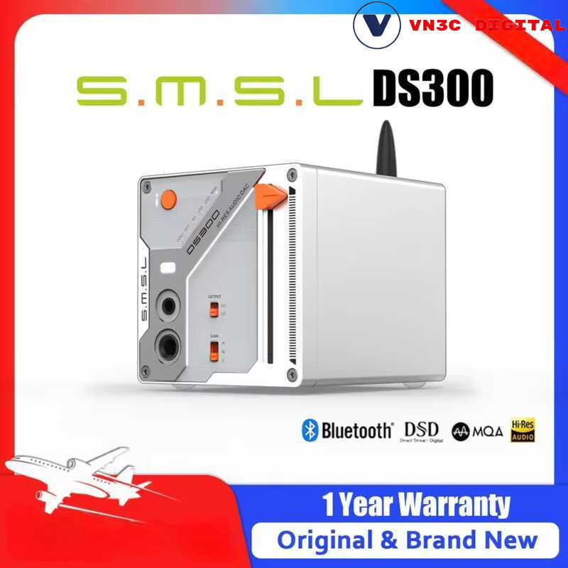 Bộ giải mã âm thanh độ phân giải cao SMSL DS300 với chip DAC ES9039Q2M - Chính Hãng