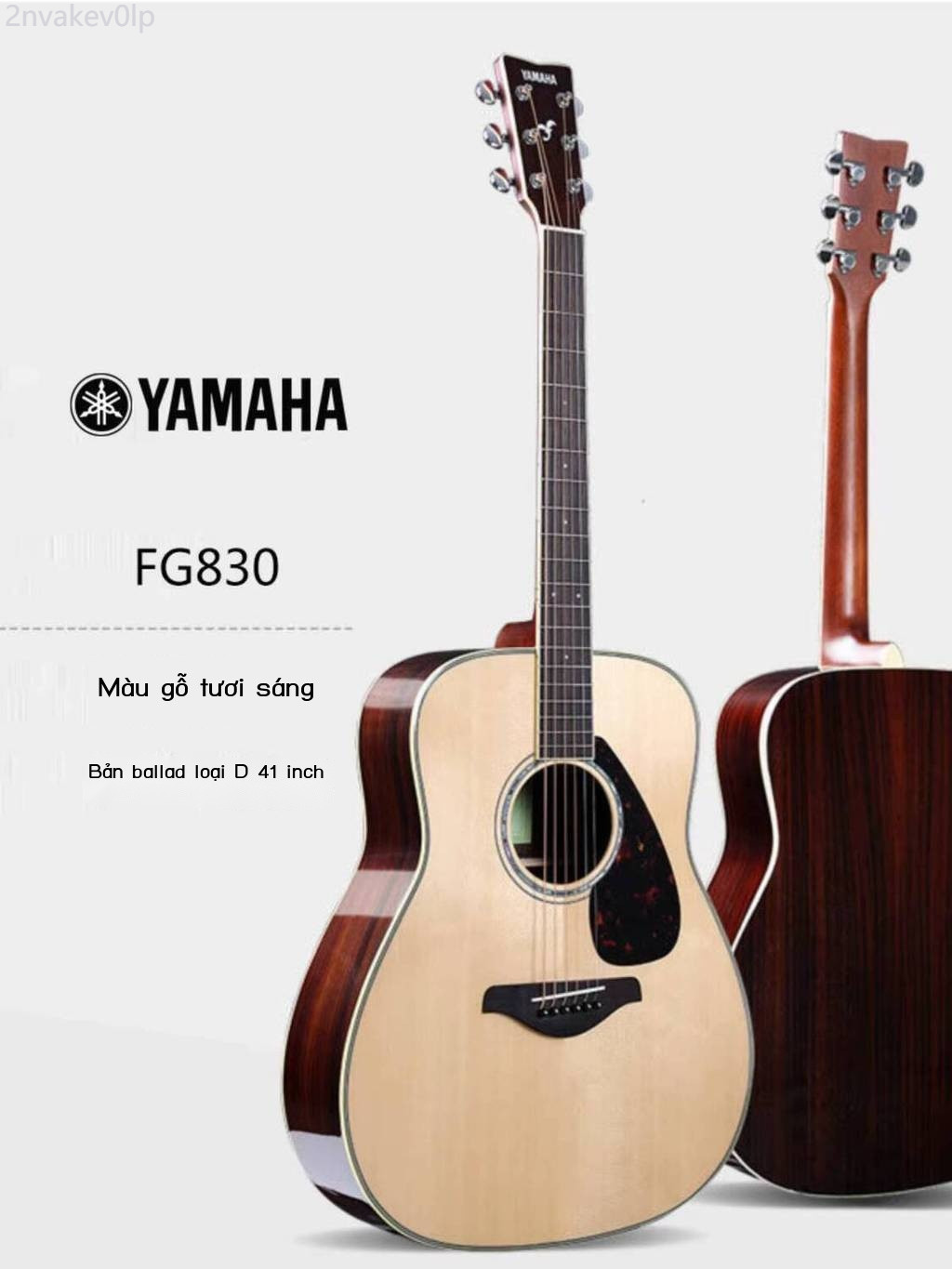 [Ảnh thật/Video] Guitar Yamaha FG830 hãng, bảng đơn FG800, guitar dân gian người mới bắt đầu đến nâ