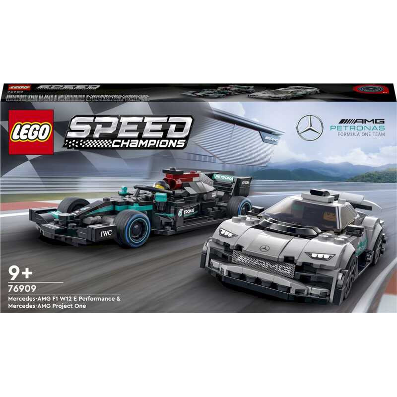 LEGO Speed Champions F1 W12 E Performance và Mercedes-AMG Project One 76909