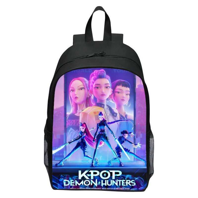Sản Phẩm Mới In Hình Huntrix Huntrix Kpop Schoolbag Học Sinh Tiểu Học Hoạt Hình Nhẹ Ba Lô Nam Nữ