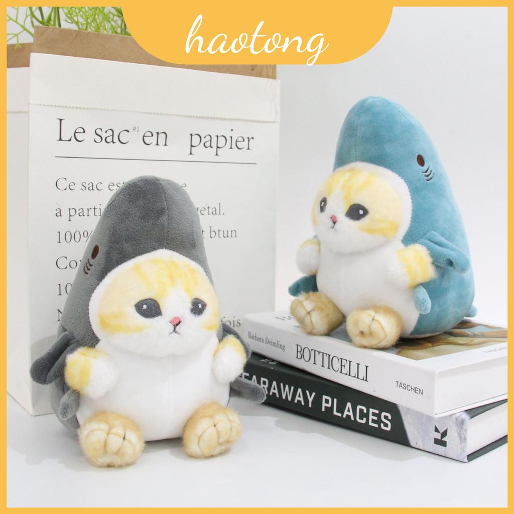Darkblue Grey Cat Shark Plushie Đồ chơi chất lượng cao Siêu mềm