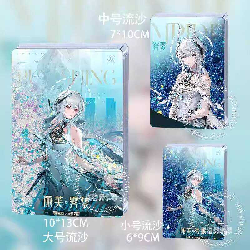 Zhanshuang Pamesh Lifu Jimeng Hai Chiều Acrylic Hàng Hóa Lấp Lánh Mạt Chược Đứng Trang Trí Đồ Trang 