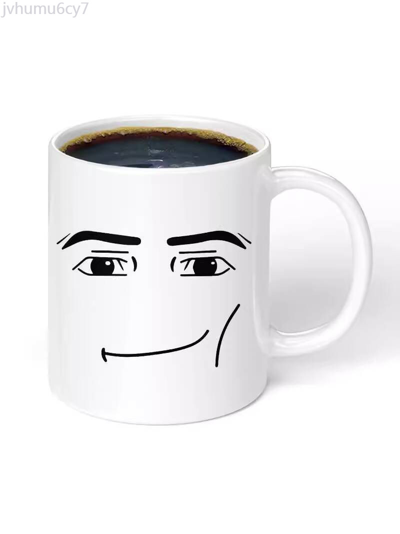 [Siêu Hot]  Ly cà phê sáng tạo hình mặt người phụ nữ Roblox dễ thương đơn giản cho nam giới