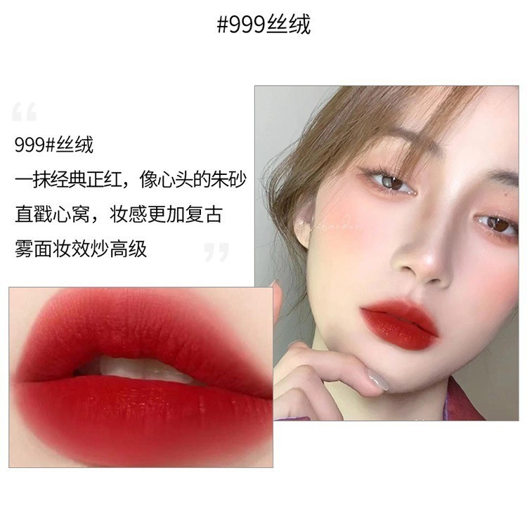 Hot Style Hot Style.Aoyafi Flame Blue Gold Lipstick Lipstick 999 Matte Dưỡng ẩm rèn Light 720 Velvet