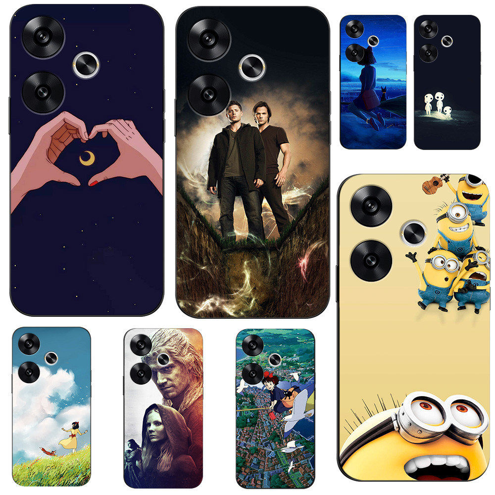 Dành Cho poco F6 Xiaomi Redmi NOTE 13 Turbo Global Ốp Lưng Điện Thoại tpu Đen Phim Game of Thrones a