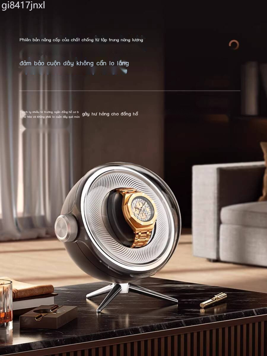 [ HOT Sale ] Hộp xoay sạc, cơ, phù hợp cho Longines Omega Rolex, hộp đồng hồ tự động lên dây cót