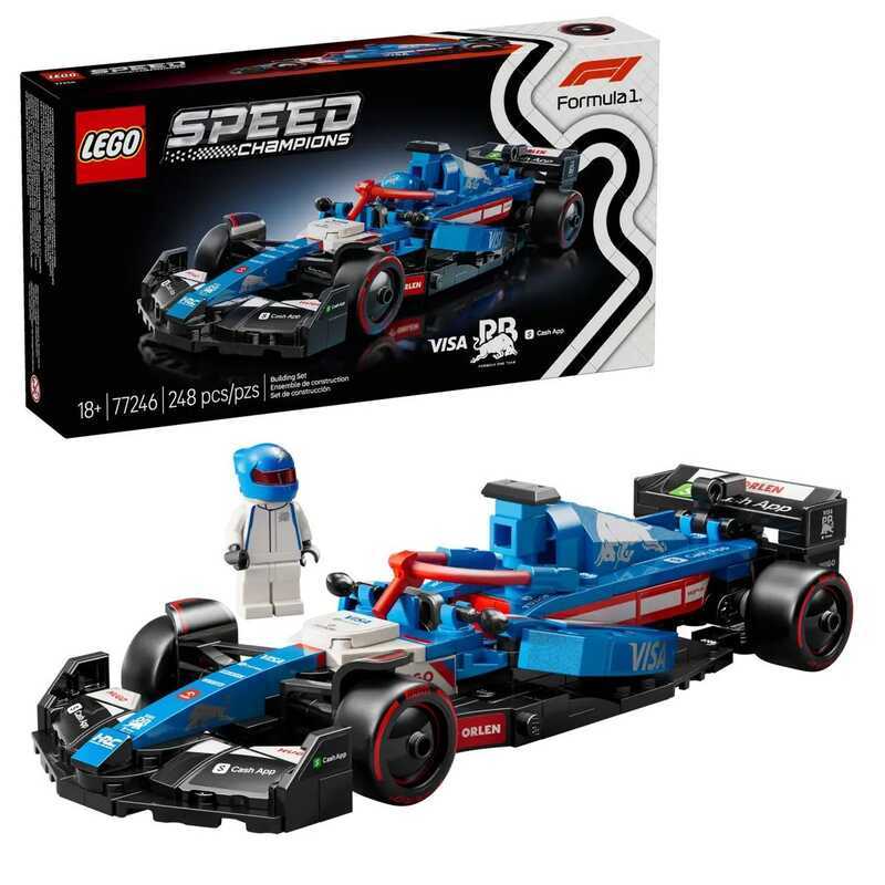 LEGO Speed Champions 77246 Formula 1 Visa Cash App RB VCARB 01