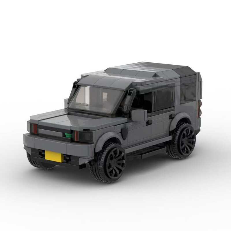 Khối xây dựng MOC Tương thích Lego Ghi âm Discovery 4 8 Lưới địa hình SUV RANGE ROVER tốc độ Series 