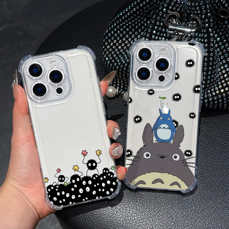 Spirited Away Totoro Studio Ghibli Tác Phẩm Nghệ Thuật Trong Suốt Ốp Lưng Điện Thoại Samsung A57 A37