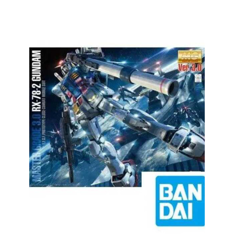 BANDAI Đồ chơi MG 1/100 RX-78-2 Gundam phiên bản 3.0