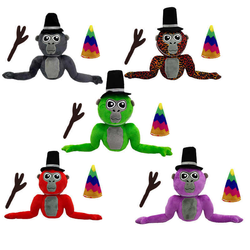 Chimpanzee Goril Tag Trò chơi sang trọng Hàng hóa Búp bê Gorilla Búp bê sang trọng