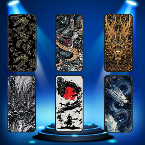 Ốp điện thoại hình rồng Samsung Galaxy A02 M02 A03S A10 A10S A20 A30 A20S A40S A70 A26 A36 A56 màu đ