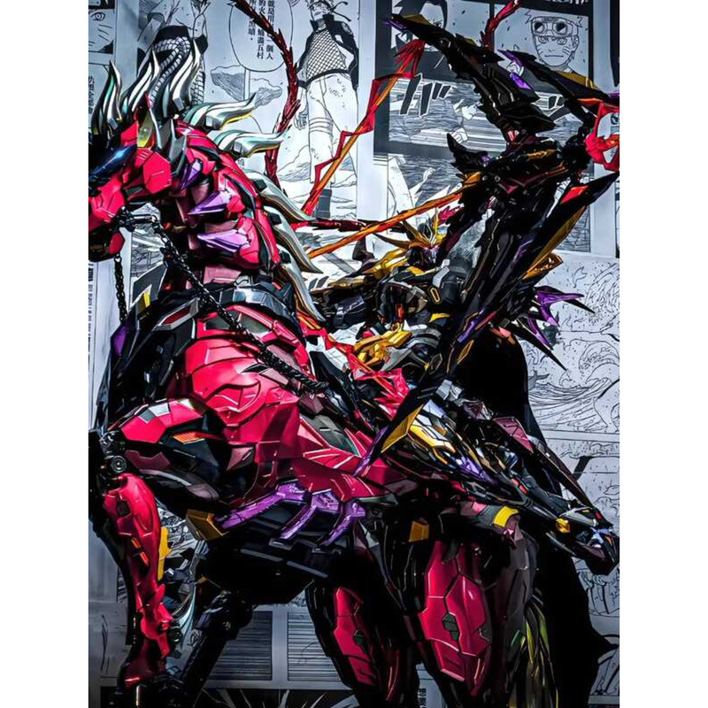 T Đồ Chơi Hợp Thời Trang Mẫu Đất Nước Modong Hạt Nhân Lu Bu Ao Bing Zhao Yun DIY Lắp Ráp Đồ Trang Tr