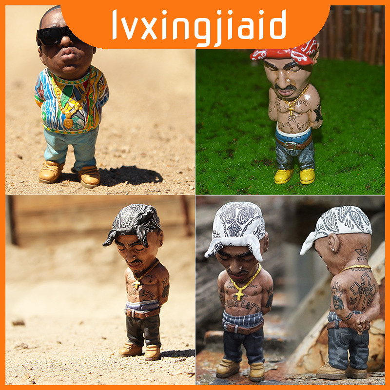 Tượng nhựa thủ công trang trí 2pac và Big Shakur