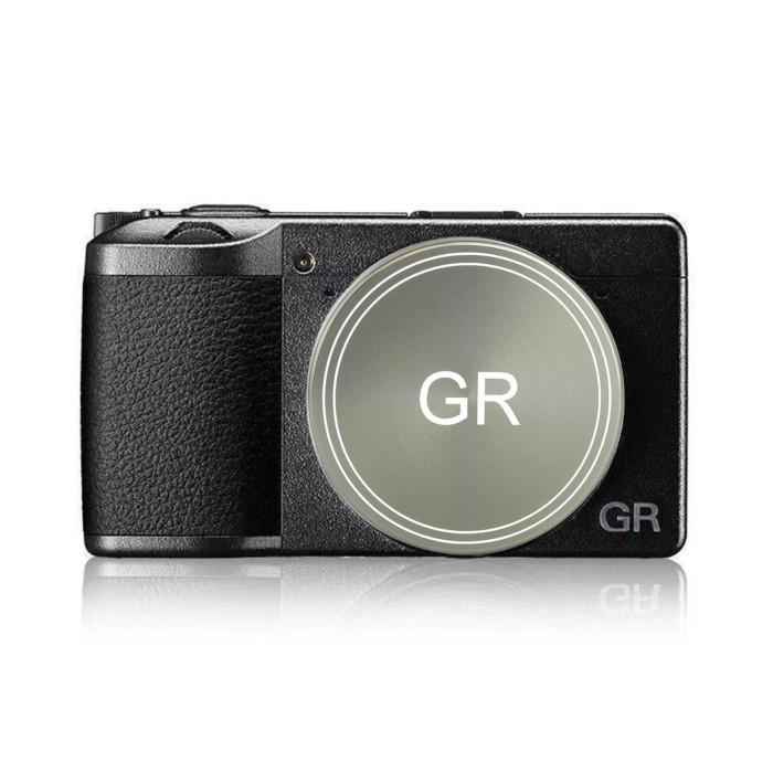 Ricoh GR4 Nắp Ống Kính Đặc Biệt GR4 Nắp Ống Kính RICOH Nắp Ống Kính Hợp Kim Nhôm Họa Tiết CD Khắc Ca