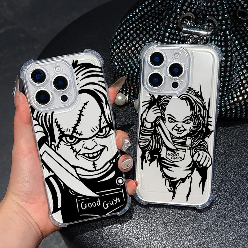 Chucky Good Guys Trong Suốt Ốp Lưng Điện Thoại Samsung A57 A37 A56 5G A55 A54 A53 A17 A16 A15 A06 A0