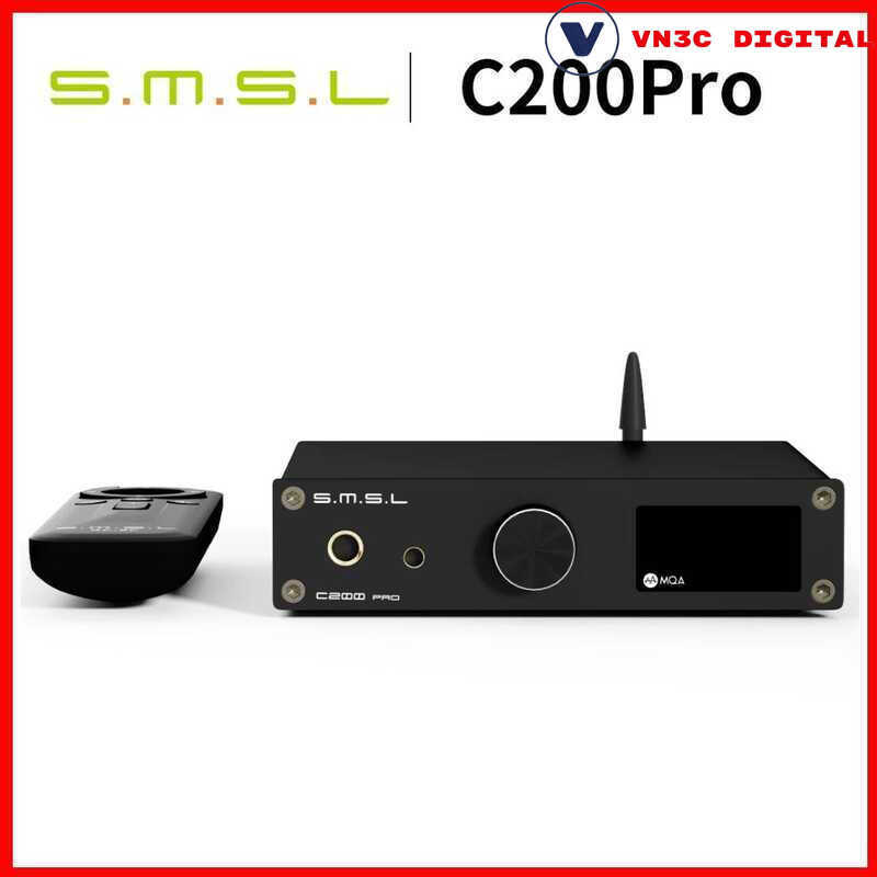 Bộ giải mã tai nghe khuếch đại SMSL C200PRO DAC USB AMP XMOS XU-316 ES9039Q2M - Chính Hãng
