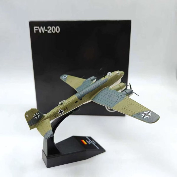 1: 144 wltk Đức FW200 Vận Chuyển Trinh Sát Mô Hình Máy Bay Hợp Kim Mô Phỏng Bộ Sưu Tập Thành Phẩm Đồ