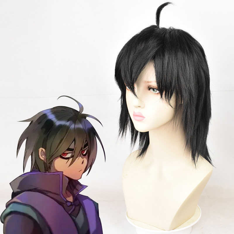 Tóc giả và phụ kiện ears cho nhân vật Wu Liuqi của trò chơi Cos Amnesia