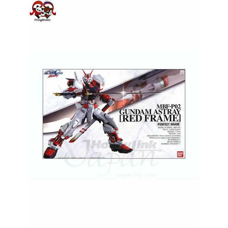 BANDAI GUNDAM 1/60 Perfect Grade Gundam Astray Red Frame Phiên bản sản xuất đầu tiên Robot lắp ráp