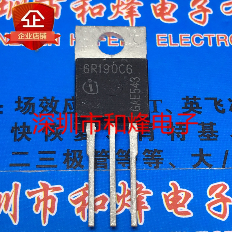 5 Cái 6R190C6 IPP60R190C6 TO-220 650V 59A
