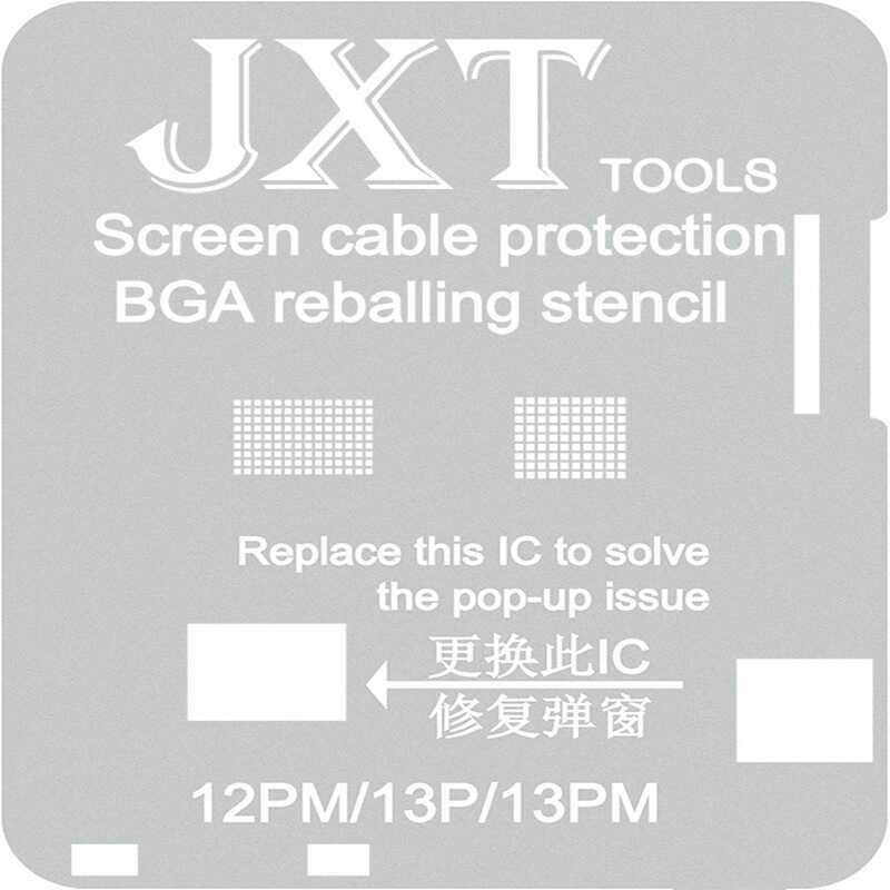 Lưới bảo vệ cáp màn hình JXT Thích hợp cho Apple 11 12 13 Pro promax Đánh bóng LCD IC Plant Tin Net