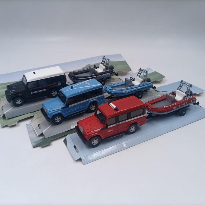 1: 43 Lực Lượng Bảo Vệ Bờ Biển Cảnh Sát Cứu Hỏa Xe Địa Hình Xe Tăng Tốc Trailer Hợp Kim Mô Hình Xe M