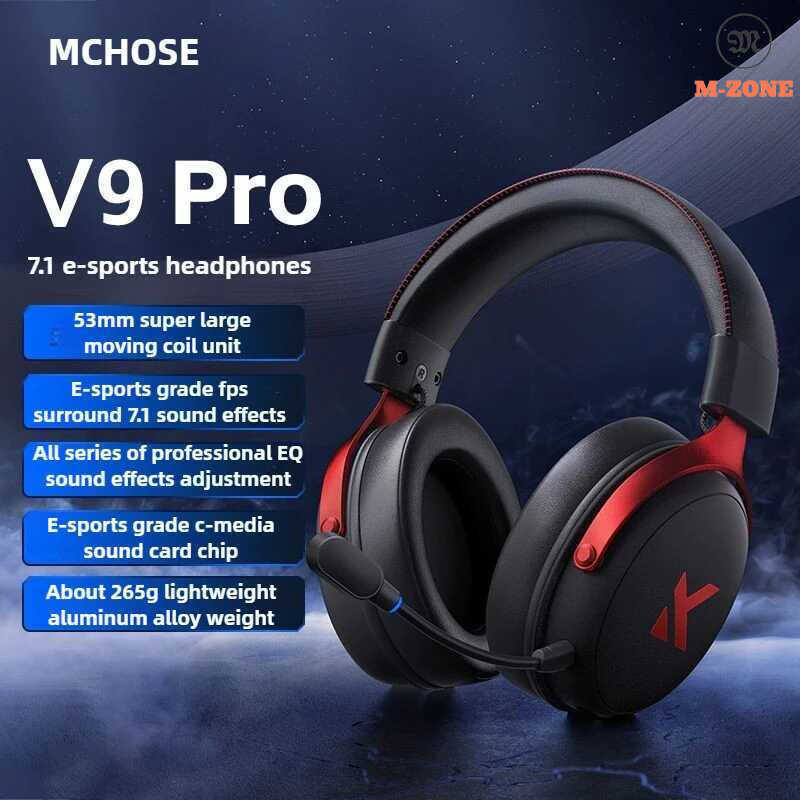 Tai nghe chơi game MCHOSE V9 Pro, tai nghe ba chế độ có mic - Còn hàng