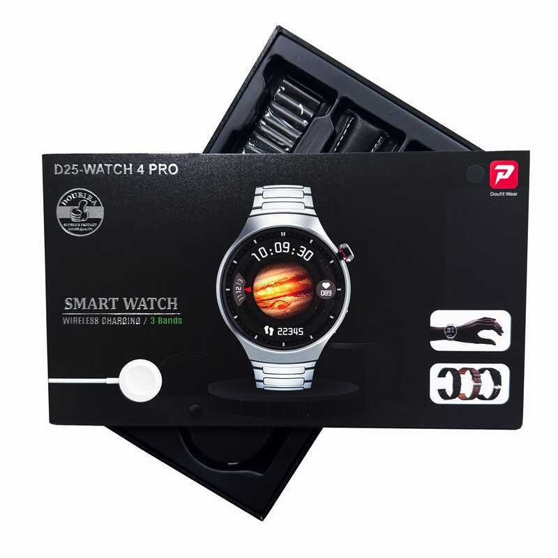 Bộ đồng hồ thông minh D25 Watch4 pro 1.52 inch Điều khiển cử chỉ Cuộc gọi Bluetooth + Bộ 3 dây đeo x