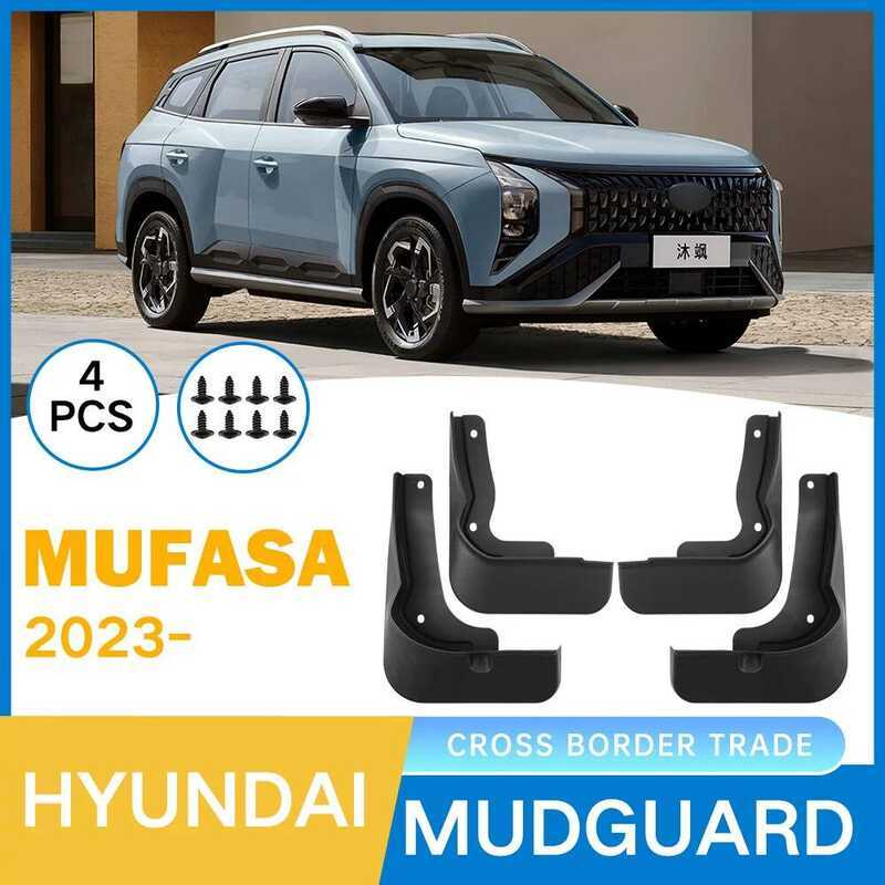 Thích hợp cho Hyundai Mufasa Mufasa 2023 2024 Xe Phía Trước Phía Sau Lốp Chắn Bùn Piwa Phụ Kiện Xuyê