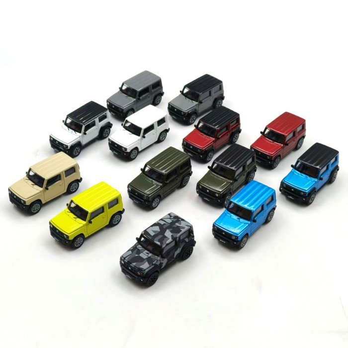 1: 64 Suzuki Jimny Suzuki Jimny Sierra Hợp Kim Xe Mô Hình Xe Địa Hình Bộ Sưu Tập Đồ Trang Trí Ngoài 