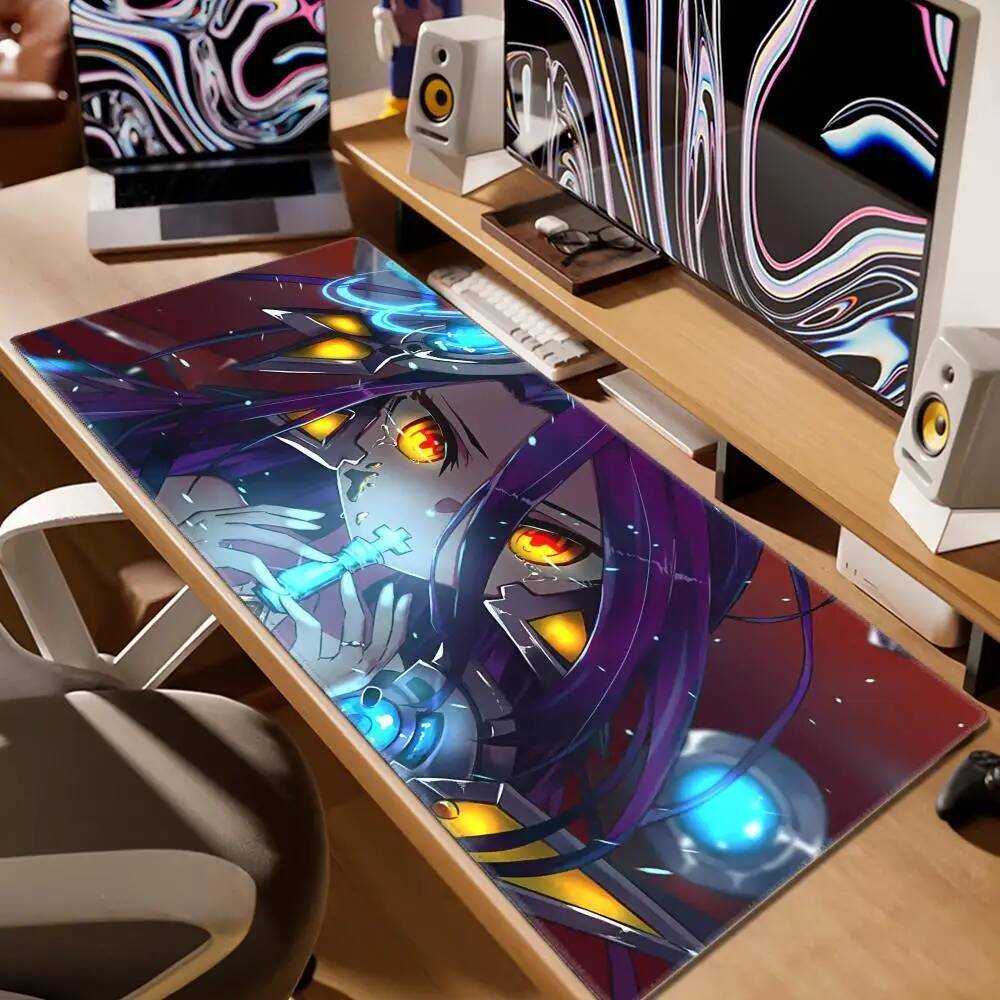 XXL Lớn Mousepad Bàn Phím Pad No Game No Life Zero Sora Shiro Schwi Riku Shuvi Doura Mouse Pad