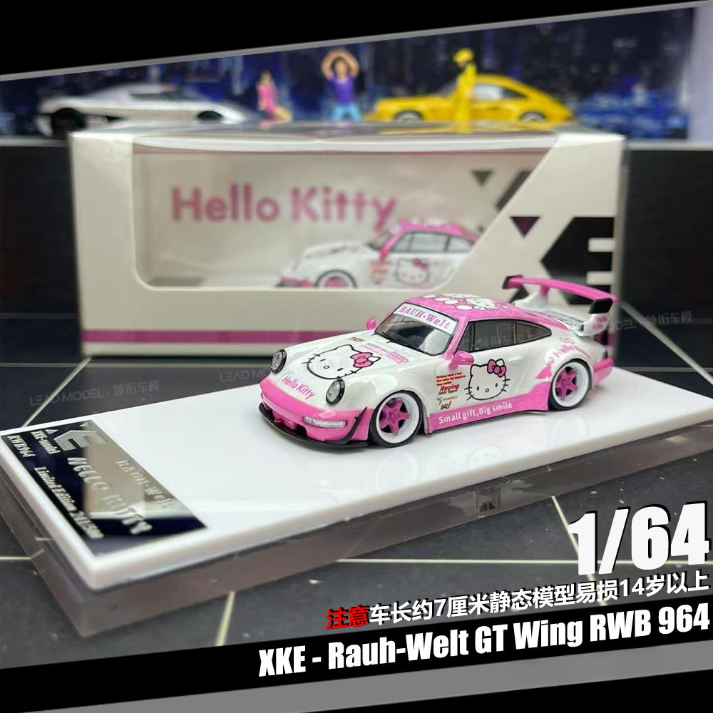 XKE 1 / 64 911 RWB 964 GT Wing HKT Mẫu xe hợp kim sơn