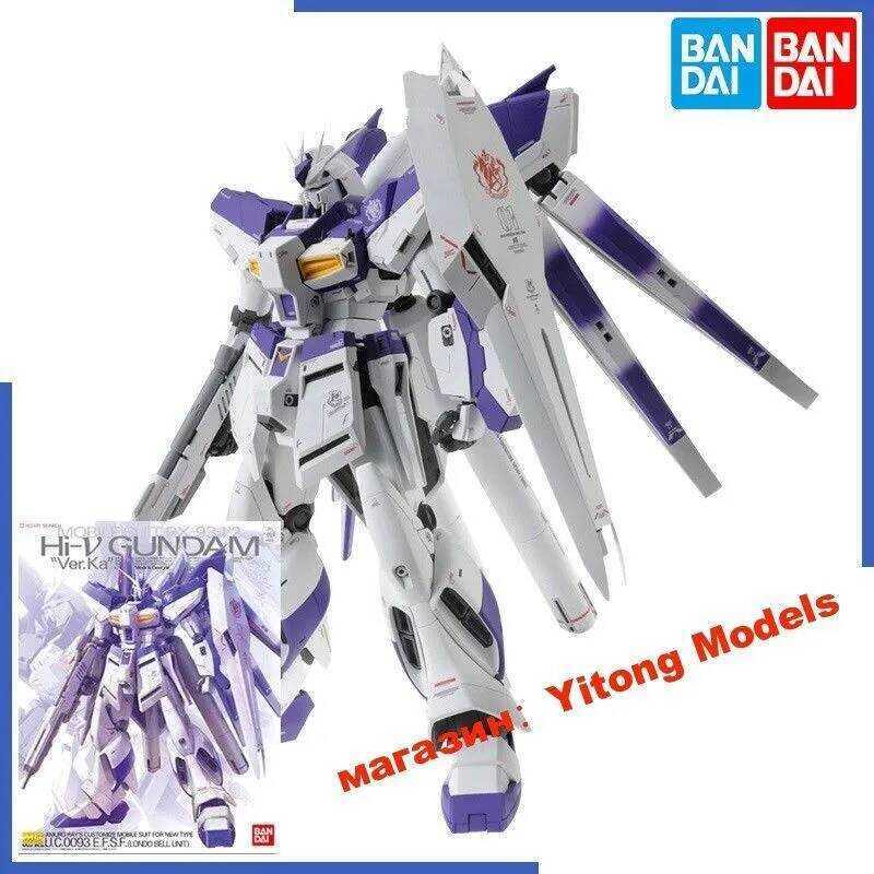 BANDAI 1/100 MG RX-93-Nu2 Hi-Nu Gundam Ver.Ka Mô Hình Nhân Vật Hành Động