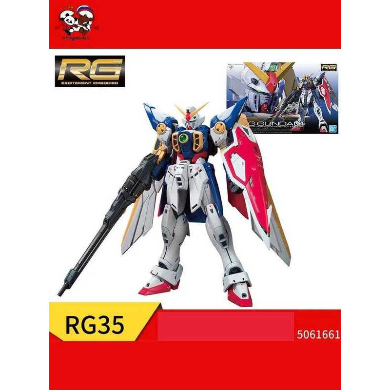 BANDAI GUNDAM 1/144 RG Wing Gundam Robot Lắp Ráp
